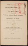 The Mahavansi, the Raja-Ratnacari, and the Raja-Vali, forming the sacred and historical books of Ceylon : also, a collection of tracts, illustrative of the doctrines and literature of Buddhism, translated from the Singhalese