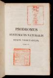 Prodromus systematis naturalis regni vegetabilis, sive enumeratio contracta ordinum generum specierumque plantarum huc usque cognitarum, juxta methodi naturalis normas digesta