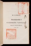 Prodromus systematis naturalis regni vegetabilis, sive enumeratio contracta ordinum, generum, specierumque plantarum huc usque cognitarum, juxta methodi naturalis normas digesta