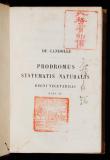 Prodromus systematis naturalis regni vegetabilis, sive enumeratio contracta ordinum, generum, specierumque plantarum huc usque cognitarum, juxta methodi naturalis normas digesta
