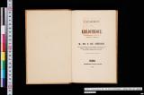 Catalogue de la bibliotheque, apportée au Japon