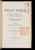 Le règne animal distribué d'après son organisation, pour servir de base a l'histoire naturelle des animaux, et d'introduction a l'anatomie comparée [1] Mammifères. Texte
